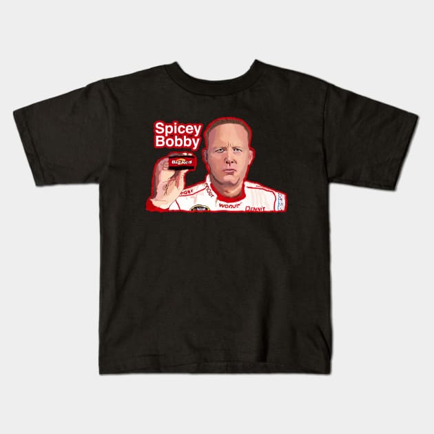 Spicey Bobby Kids T-Shirt by FunkyMonkApparel